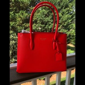 Kate Spade Eva Medium Satchel Geranium NWT